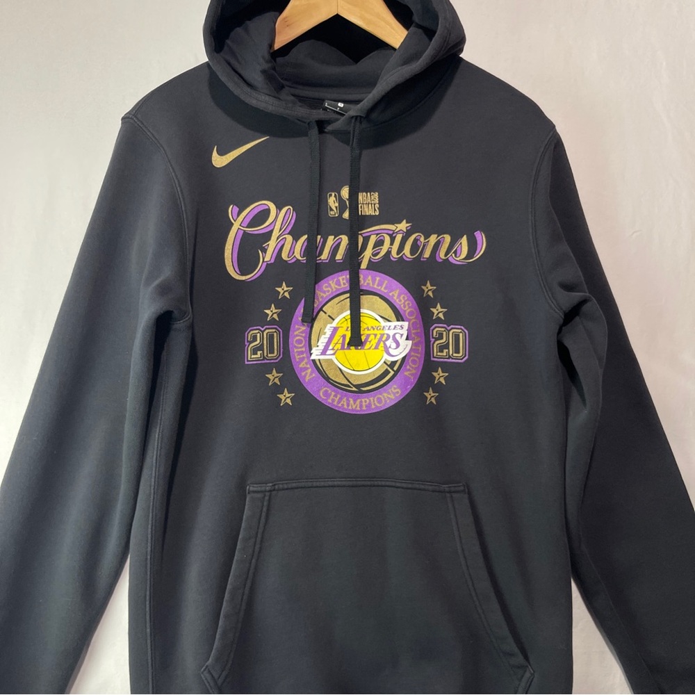 Nike Los Angeles Lakers 2020 NBA Finals Champions Locker Room Hoodie Adult Small